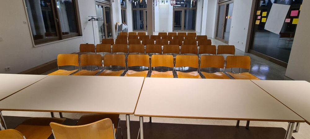 Veranstaltungsraum Bestuhlung Vortrag